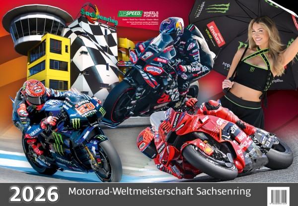 Kalender 2026 - "Motorrad-WM Sachsenring"