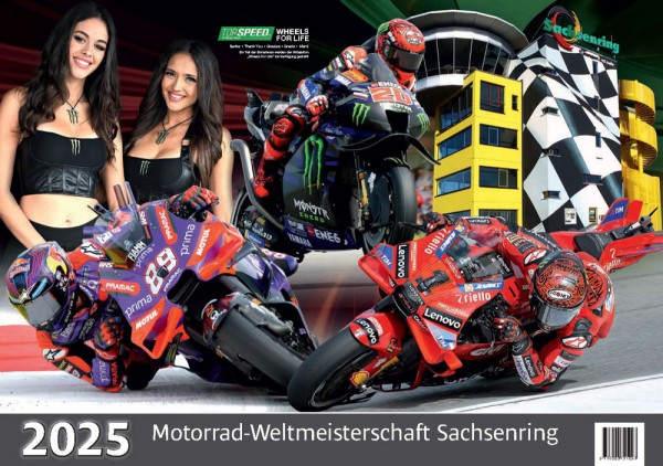 Kalender 2025 - "Motorrad-WM Sachsenring"